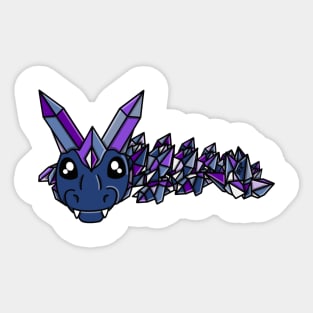 Butch Pride Fidget Crystal Dragon Sticker